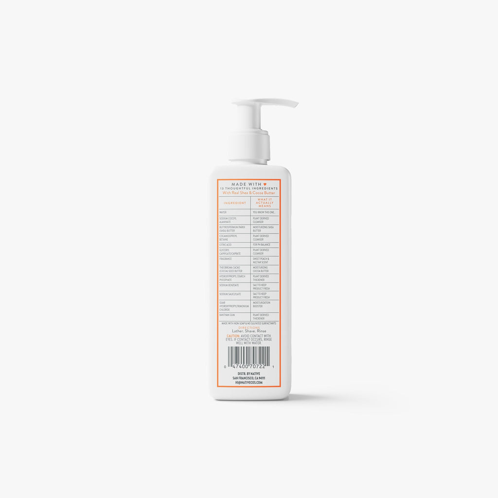 Ultra Moisture Shave Cream - Sweet Peach & Nectar / Classic / 7.6oz | Fresh Routine Favorite