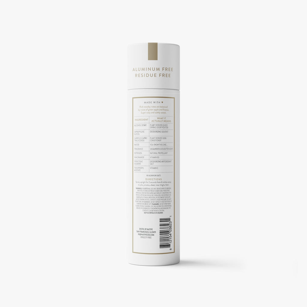 Whole Body Deodorant Spray - Sandalwood & Shea Butter / Classic / 3.5oz | Fresh Daily Routine