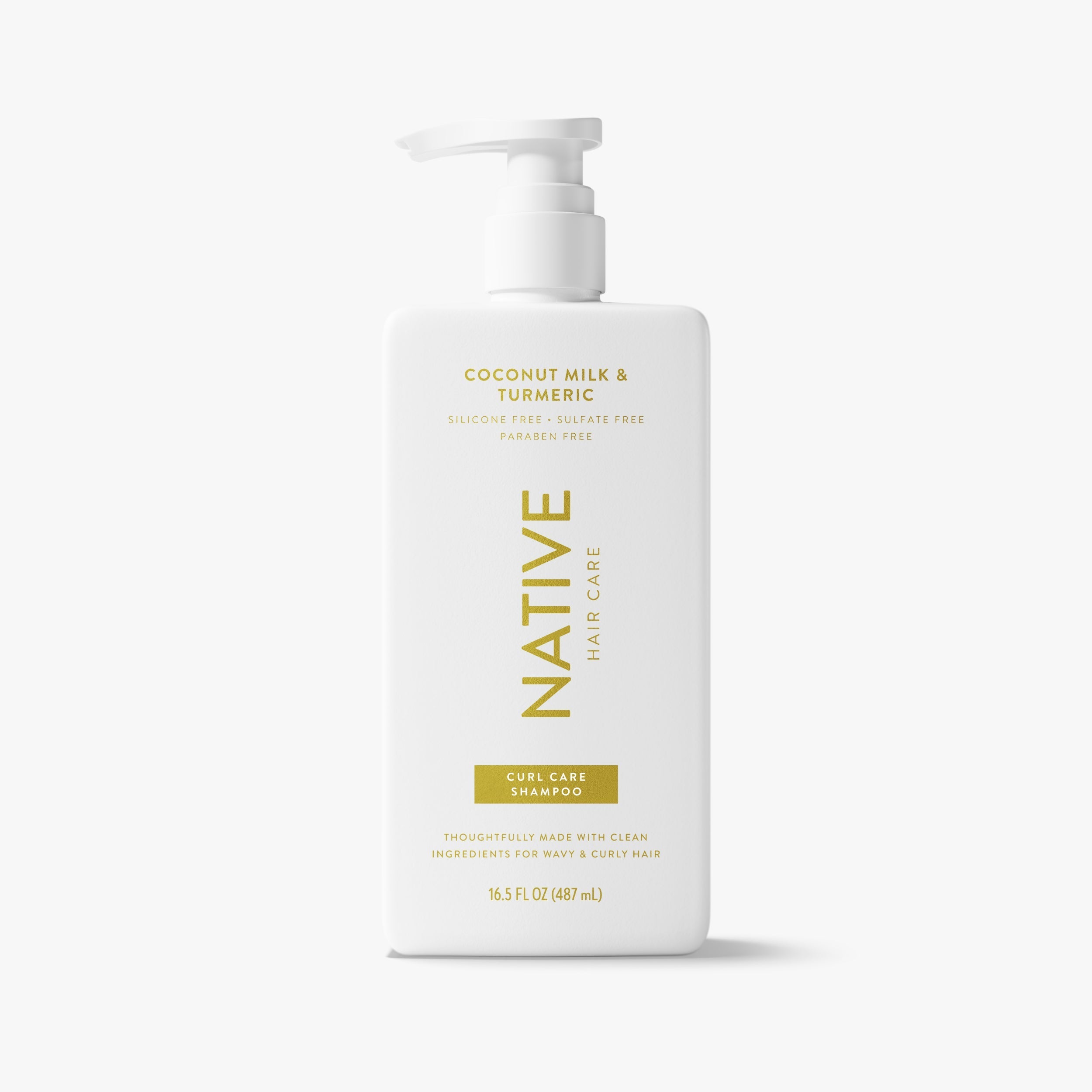 Curl Care Shampoo - Coconut Milk & Turmeric / Classic / 16.5oz | Fresh Daily Routine