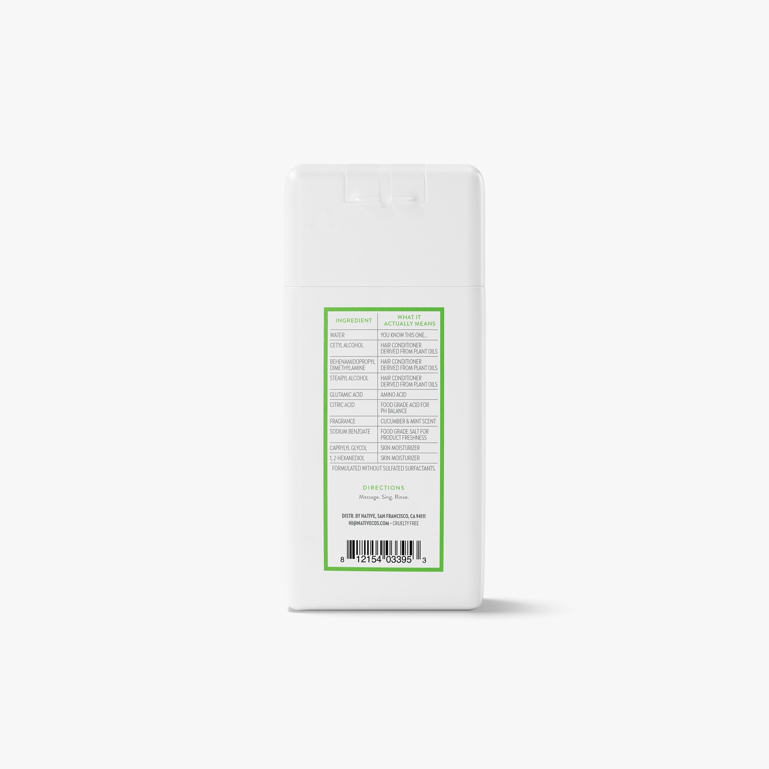Mini Volumizing Conditioner - Cucumber & Mint / Classic / 3oz | Fresh Daily Routine