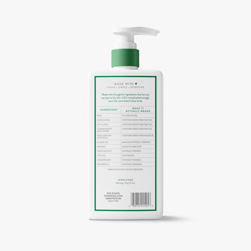 Scalp Refreshing Conditioner - Eucalyptus & Mint / Classic / 16.5oz | Fresh Daily Routine