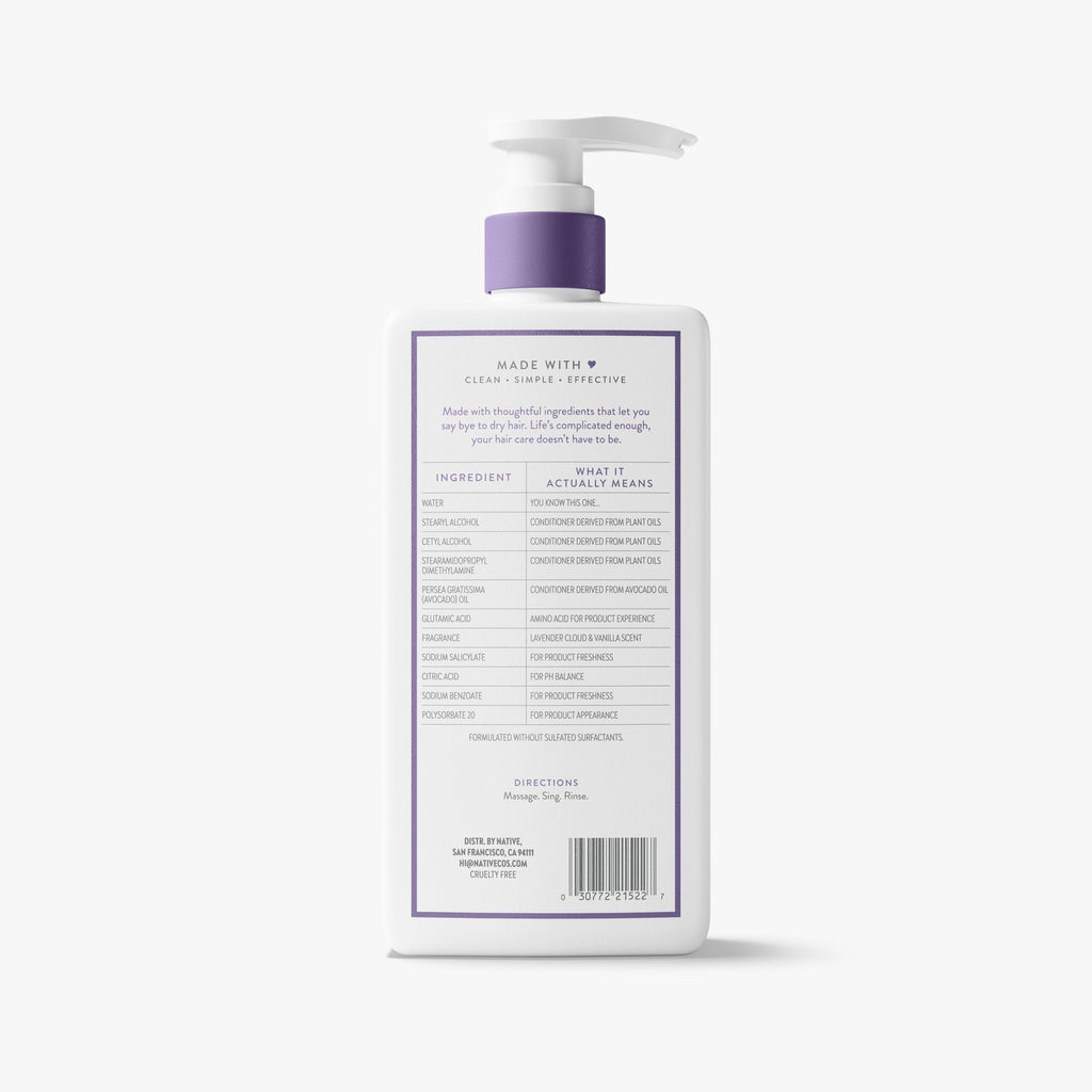 Scalp Refreshing Conditioner - Lavender Cloud & Vanilla / Classic / 16.5oz | Fresh Daily Routine