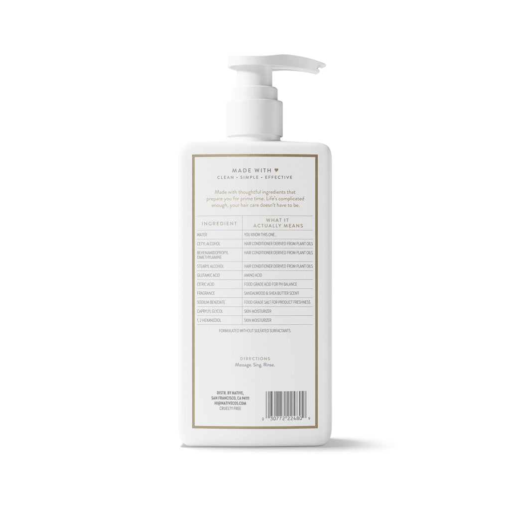 Full & Thick Conditioner - Sandalwood & Shea Butter / Classic / 16.5oz | Fresh Daily Routine