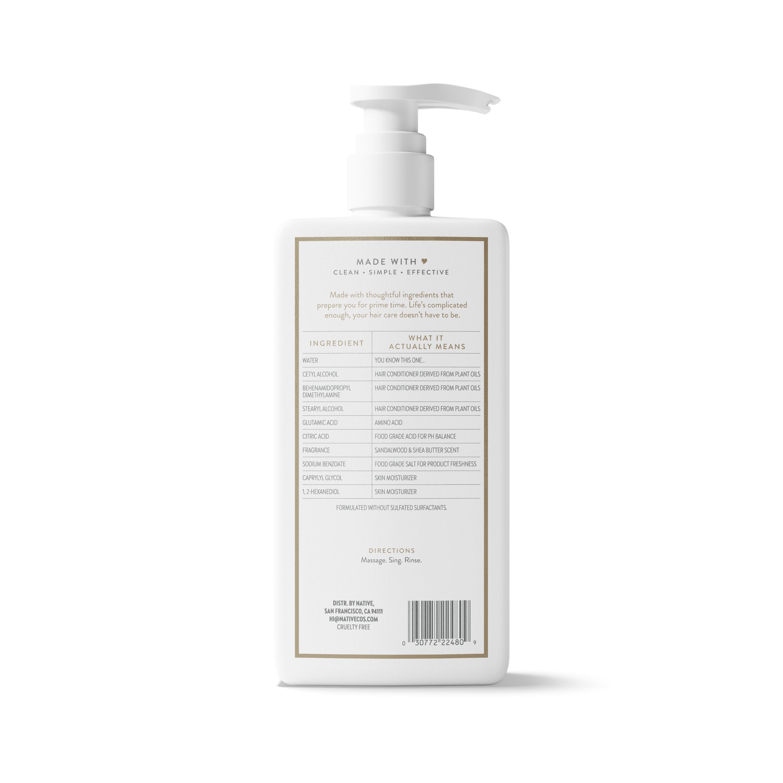 Full & Thick Conditioner - Sandalwood & Shea Butter / Classic / 16.5oz | Fresh Daily Routine