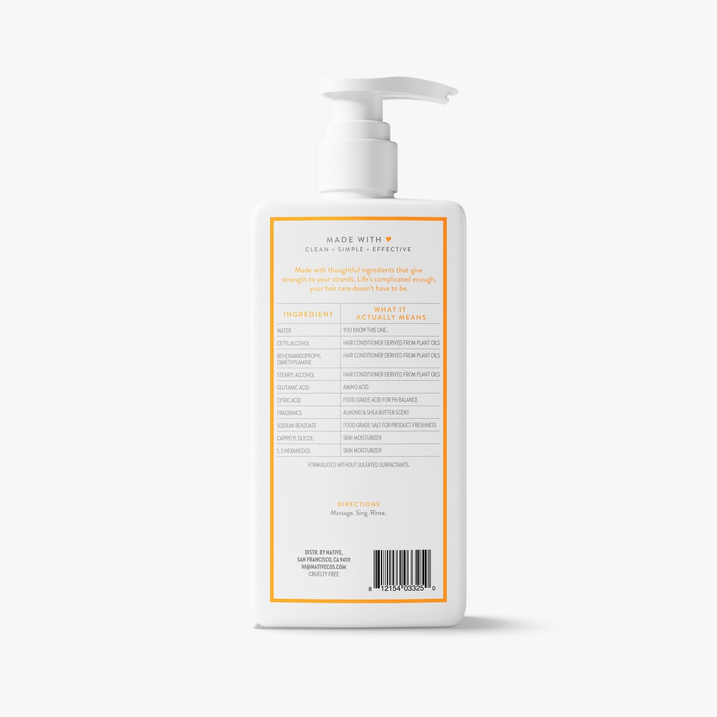 Strengthening Conditioner - Almond & Shea Butter / Classic / 16.5oz | Fresh Daily Routine
