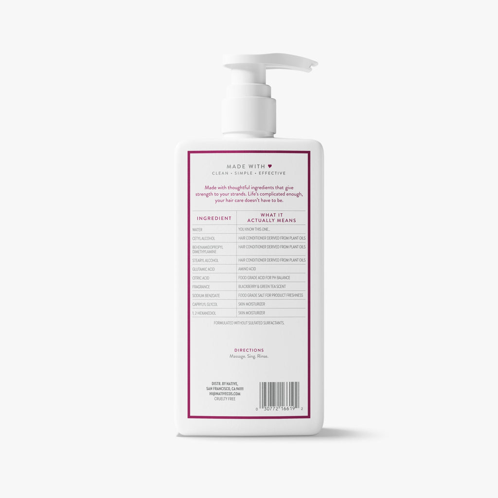 Strengthening Conditioner - Blackberry & Green Tea / Classic / 16.5oz | Fresh Daily Routine