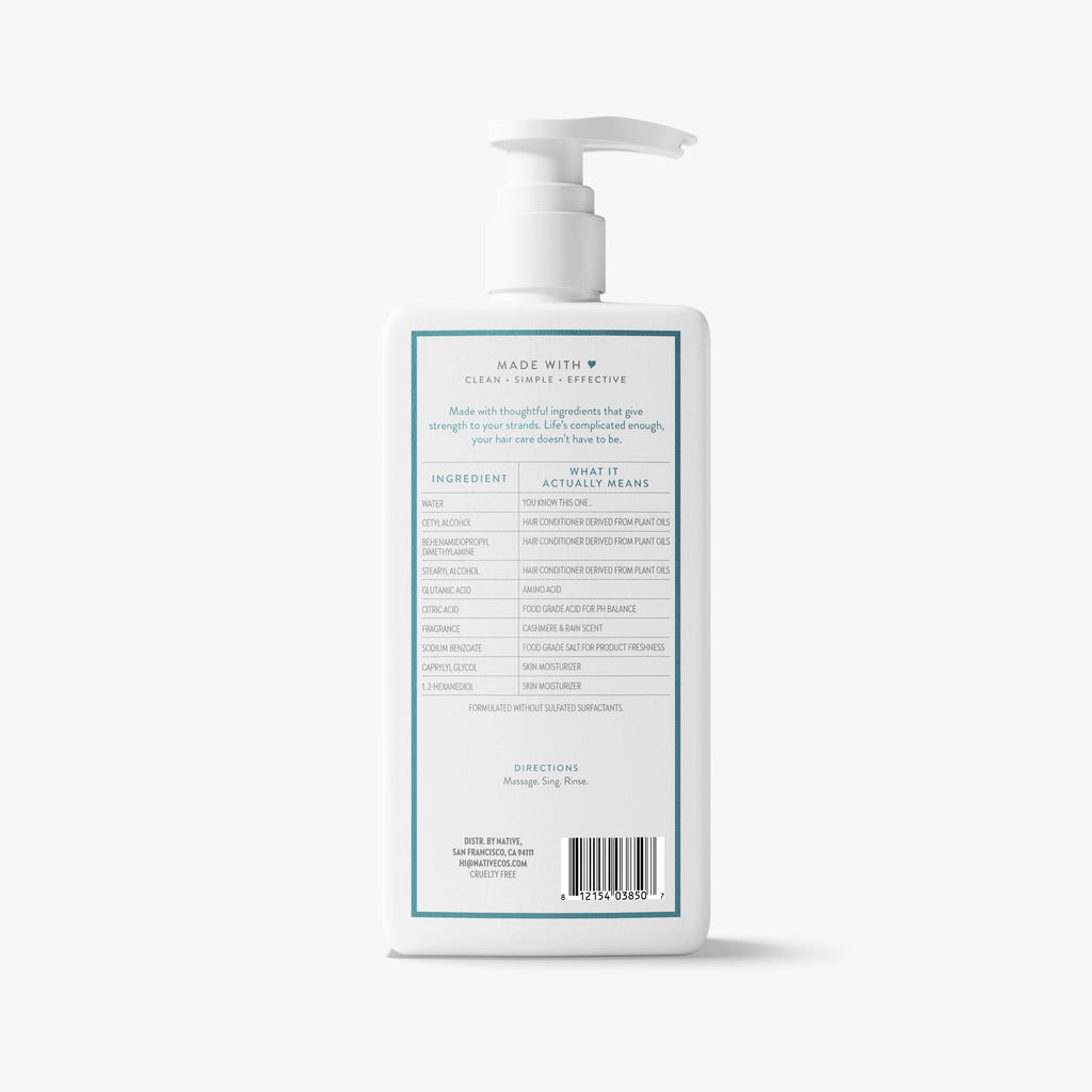 Strengthening Conditioner - Cashmere & Rain / Classic / 16.5oz | Fresh Daily Routine