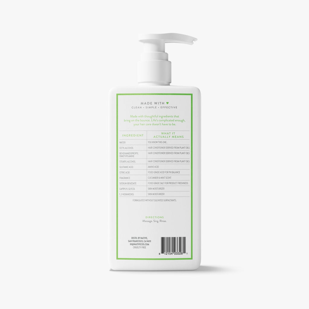 Volumizing Conditioner - Cucumber & Mint / Classic / 16.5oz | Fresh Daily Routine