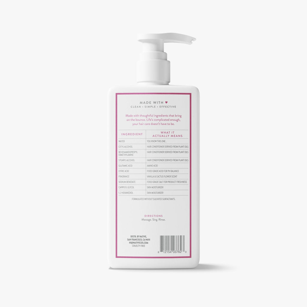 Volumizing Conditioner - Vanilla & Cactus Flower / Classic / 16.5oz | Fresh Daily Routine