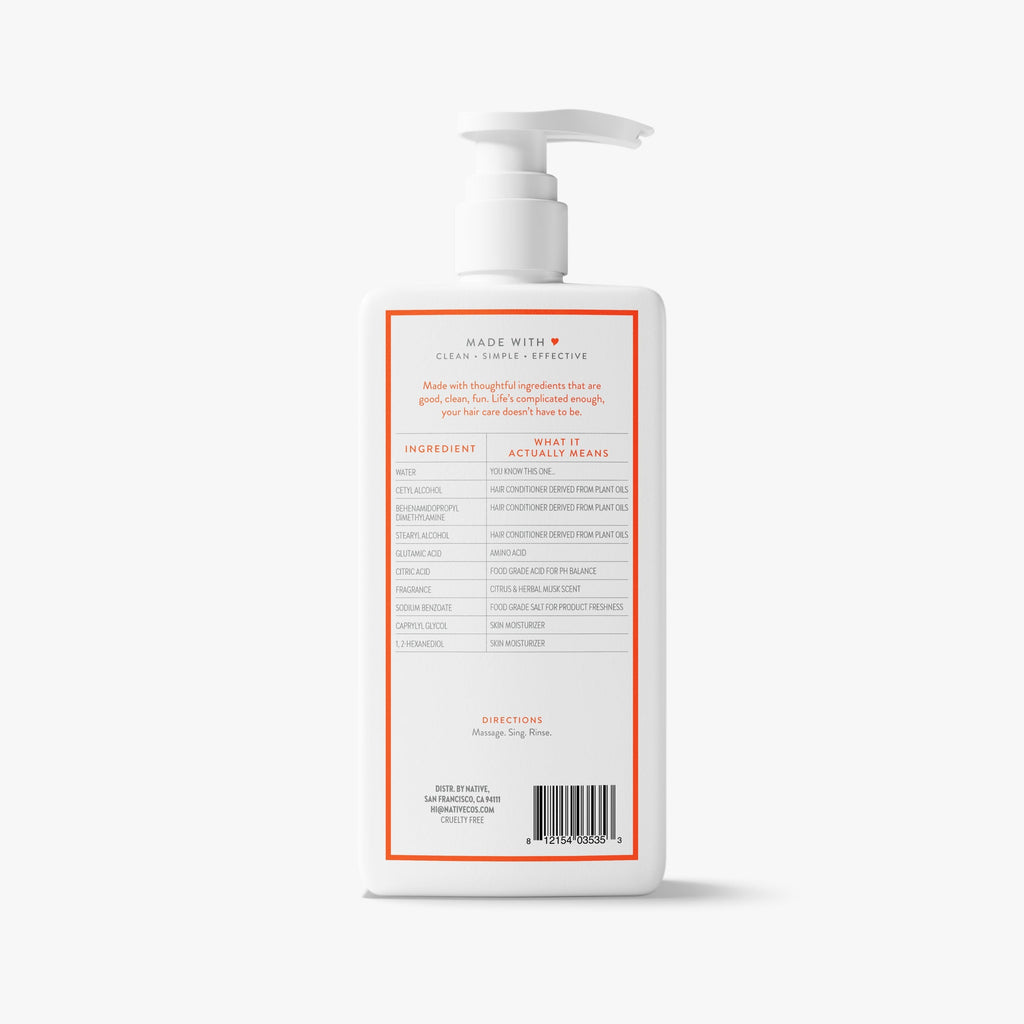 Daily Clean Conditioner - Citrus & Herbal Musk / Classic / 16.5oz | Fresh Daily Routine