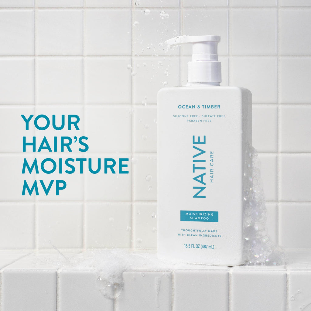 Moisturizing Shampoo - Ocean & Timber / Classic / 16.5oz | Fresh Daily Routine